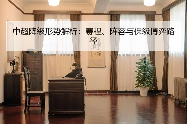 中超降级形势解析：赛程、阵容与保级博弈路径